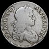 1671 Charles II Early Milled Silver Vicesimo Tertio Crown Obverse