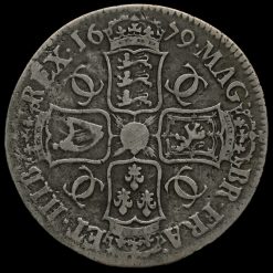1679 Charles II Early Milled Silver Crown Reverse
