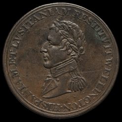 Canada 1812 Halfpenny Wellington Peninsular Token to Salamanca Obverse