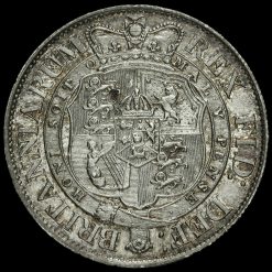 1818 George III Milled Silver Half Crown Reverse