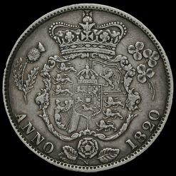 1820 George IV Milled Silver Half Crown Reverse