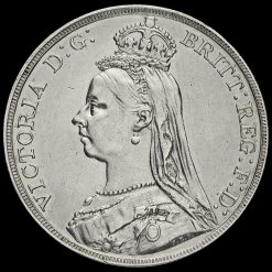 1892 Queen Victoria Jubilee Head Silver Crown Obverse