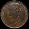 1893 Queen Victoria Bun Head Penny Obverse
