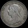 1896 Queen Victoria Veiled Head Silver LX Crown Obverse
