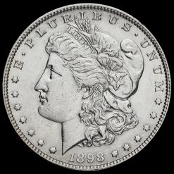 USA 1898 Silver Morgan Dollar Obverse