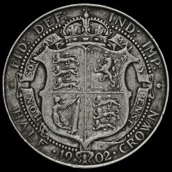 1902 Edward VII Silver Half Crown Reverse