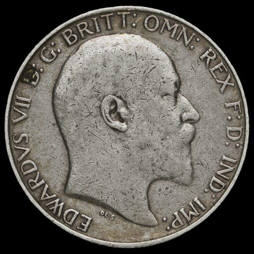 1907 Edward VII Silver Florin Obverse