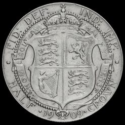 1909 Edward VII Silver Half Crown Reverse