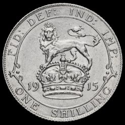 1915 George V Silver Shilling Reverse