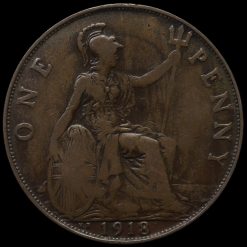 1918 KN George V Penny Reverse