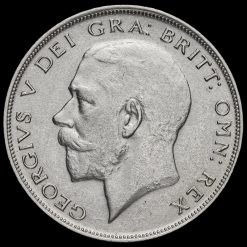 1921 George V Silver Half Crown Obverse