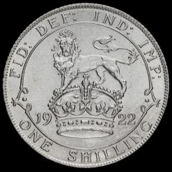 1922 George V Silver Shilling Reverse