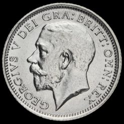 1925 George V Silver Sixpence Obverse