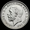 1927 George V Proof Silver Sixpence Obverse