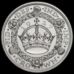 1927 George V Silver Proof Wreath Crown Reverse