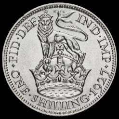 1927 George V Silver Shilling Reverse