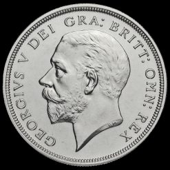 1927 George V Silver Proof Wreath Crown Obverse