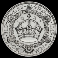 1927 George V Silver Proof Wreath Crown Reverse