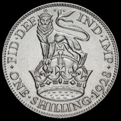 1928 George V Silver Shilling Reverse