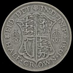 1930 George V Silver Half Crown Reverse