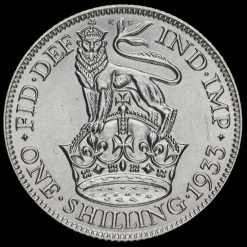 1933 George V Silver Shilling Reverse