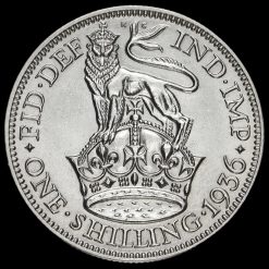 1936 George V Silver Shilling Reverse