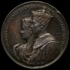 1937 King George VI and Queen Elizabeth Bronze Coronation Medal Obverse
