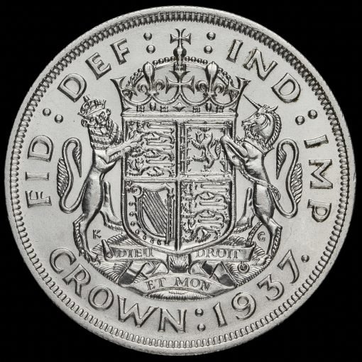 1937 George VI Coronation Silver Crown Reverse