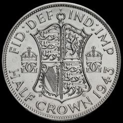 1943 George VI Silver Half Crown Reverse