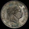 1817 George III Milled Silver Half Crown, Small Head Obverse