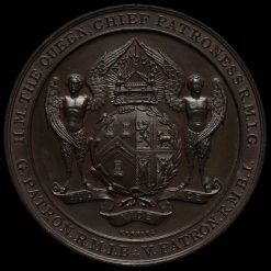 1887 Queen Victoria Golden Jubilee Large Bronze Medal by G Kenning Reverse