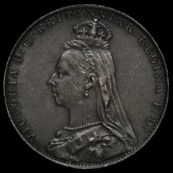 1891 Queen Victoria Jubilee Head Silver Maundy Fourpence Obverse