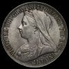 1900 Queen Victoria Veiled Head Silver Florin Obverse