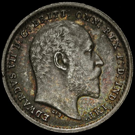 1904 Edward VII Silver Maundy Twopence Obverse