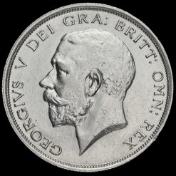 1914 George V Silver Half Crown Obverse