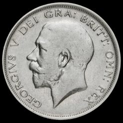 1914 George V Silver Half Crown Obverse