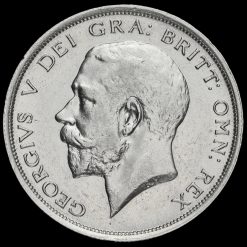 1915 George V Silver Half Crown Obverse