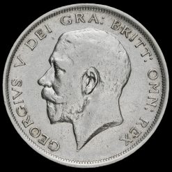 1919 George V Silver Half Crown Obverse