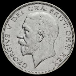 1931 George V Silver Half Crown Obverse