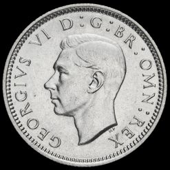 1942 George VI Silver Sixpence Obverse