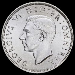 1946 George VI Silver Two Shilling Coin / Florin Obverse