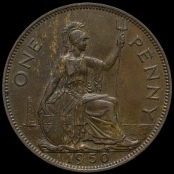1950 George VI Penny Reverse