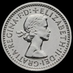 1973 Elizabeth II Silver Maundy Threepence Obverse