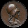 France, 1820 Teaching Methods Society Bronze Medal Obverse