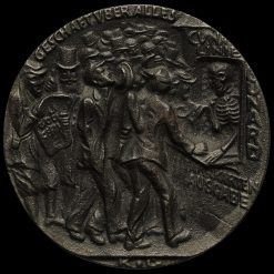 The Sinking of RMS Lusitania 1915 WW1 British Propaganda Medal Reverse