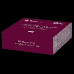 2020 Tower of London Collection, The Infamous Prison Silver Proof £5 Box