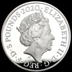 2020 Tower of London Collection, The Infamous Prison Silver Proof £5 Obverse