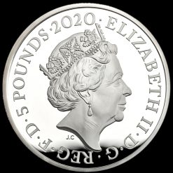 2020 Tower of London Collection, The Royal Menagerie Silver Proof £5 Obverse