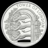 2020 Tower of London Collection, The Royal Menagerie Silver Proof £5 Reverse