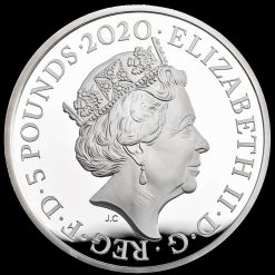 2020 Tower of London Collection, The White Tower Silver Proof £5 Obverse